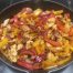 One skillet chicken fajitas