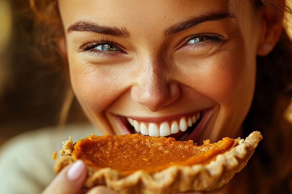 eating pumpkin pie burns more fat